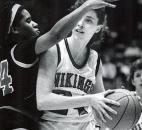 Huntington North's Jennie Folks attempts to drive to the hoop during her team's 1990 semistate victory against LaSalle. Huntington North the following week would beat undefeated Bedford North Lawrence 50-47 in the state finals to capture the program's first state championship. News-Sentinel file photo