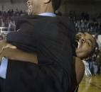 Deshaun Thomas hoists coach James Blackmon in the air after Bishop Luers beat Bishop Dwenger 72-70 in the 2007 sectional finals. Thomas finished with a game-high 26 points and 13 rebounds as Bishop Luers won its first sectional championship in program history.