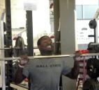 Ball State defensive back Eric Patterson goes through an offseason training session at the Fisher Football Complex. (Photo by Tom Davis of The News-Sentinel)