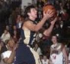 Bishop Dwenger's Tyler Eifert goes up for a shot against crosstown rival Bishop Luers during the 2008-09 regular season. In his senior season, Eifert helped the Dwenger boys basketball team reach the sectional championship game. (News-Sentinel file photo)