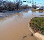 The St. Marys River is slowly receding since cresting Jan. 15 because of heavy rain and melting snow.
