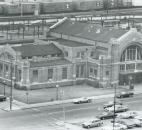 Cars drive by the Baker Street Station on June 29, 1979. (Photo by The News-Sentinel)