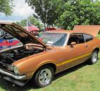 A 1972 Ford Maverick sits on display at the Lawton Park Car show Saturday afternoon. It was just one of many vintage cars at the Fort Wayne Newspapers Three Rivers Festival event. Photo by Matthew Glowicki of The News-Sentinel.