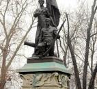 This memorial at Lawton Park East in Fort Wayne was erected for those who served in the Civil War.