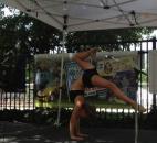 Olivia Strait performs at the "Shooting STARs!" talent competition Monday. She placed third. Photo by Jaclyn Goldsborough of The News-Sentinel