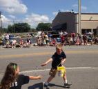 People wait for the Fort Wayne Newspapers Three Rivers Festival Parade. Photo submitted by Shanon Mullinix.
