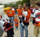 Fort Wayne Komets' mascot Icy D. Eagle celebrates 20 years