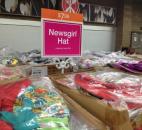 A "Newsgirl hat" is features at The Vera Bradley Outlet Sale. (Photo by Jaclyn Goldsborough of The News-Sentinel)