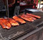 Heavily sauced, employee Tonya Bayham said Texas Pit Barbecue serves up a St. Louis style barbecue rib, which means it’s heavily sauced, a little sweet and very sticky. 