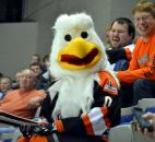 Fort Wayne Komets' mascot Icy D. Eagle celebrates 20 years