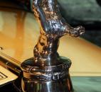 A lion hood ornament atop a vehicle made by Franklin Automobile Co. The company created a direct-air-cooling system that did away with the radiator.