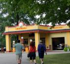 A 1930s Shell Station.  Back then gasoline was around 10 cents a gallon. 