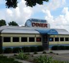 George & Sally’s Blue Moon Diner is on the grounds. A 1941 Silk City diner known as Joe’s Diner and later as Blue Moon Diner in Meriden, Conn., it was moved to the car museum in 2004 and fully restored. 