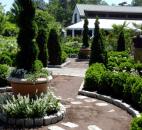 A path winds through the Doris Duke Center Gardens at the Sarah P. Duke Gardens in Durham, N.C. Click for high resolution image.  (Photo by Lisa Esquivel Long of The News-Sentinel) 