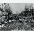 The pavement of St. Joe Boulevard was in ruins after the flood. (News-Sentinel file photo)