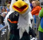Fort Wayne Komets' mascot Icy D. Eagle celebrates 20 years