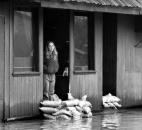 This unidentified woman said she had stayed behind at the Redwood Inn on March 16 to make sure the sump pump kept working. The tavern is located in the 1400 block of West Main Street, one of the hardest-hit areas of the flood.