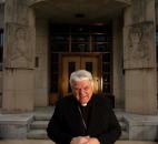 Bishop John D'Arcy celebrated 20 years in the diocese in 2005. News-Sentinel file photo