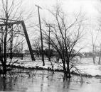 Upstream from the Broadway Bridge, now known as the Bluffton Road Bridge, four orphans from the Allen County Orphan’s Home drowned during a rescue attempt. (Photo courtesy of The History Center)