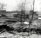 The flood washed out the approach to the Tennessee Avenue Bridge. (Photo courtesy of The History Center)