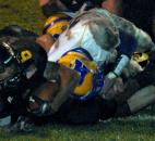 In the second quarter Nicolas Reese scored the second touchdown of the game for Snider. Snider beat Homestead Friday night 30-20. (By Ellie Bogue of The News-Sentinel)