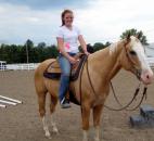 Danyle and Sweetums Pie take a minute to pose for the camera while practicing for the Allen County 4-H Fair. (Photo by Cindy Larson of The News-Sentinel)