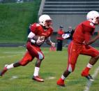 Wayne’s Marlon Rogers Fincher returns a kickoff against North Side. (Photo by Blake Sebring of The News-Sentinel)