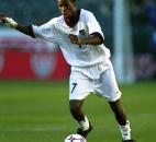 Former South Side High School star DaMarcus Beasley playing for the United States men's soccer team in 2001.