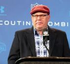 Arizona Cardinals coach Bruce Arians returned to Lucas Oil Stadium on Feb. 21 for the NFL Combine. The trip stirred fond memories of the 2012 Colts season, when Arians served as the team's interim head coach for part of the regular season while head coach Chuck Pagano underwent cancer treatment. (Photo by Reggie Hayes of The News-Sentinel) 