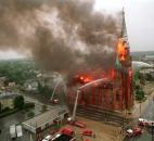 Investigators later say that lightning was to blame for the fire. Photo by News-Sentinel file photo