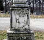 Eliza George (1808-1865)  was buried with full military honors.