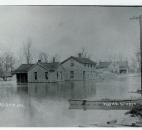 The Maumee River flooded houses on Glasgow Avenue. (News-Sentinel file photo)