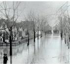 Water from the St. Marys River covered Jackson Street. (News-Sentinel file photo)