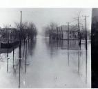 Floodwaters from the St. Marys River reached Mechanic Street in the Nebraska neighborhood. (News-Sentinel file photo)