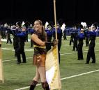 Homestead's Spartan Alliance Marching Band presents "The Lost Melody" in Class A competition. The band finished second. Photo by Garth Snow