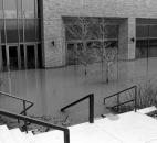 Floodwaters from the St. Joseph River heavily damaged the electrical distribution system at Walb Memorial Union on the IPFW campus.