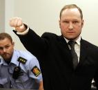 Mass murderer Anders Behring Breivik salutes in an Oslo courtroom in August. Breivik, who admitted killing 77 people in Norway last year, was declared sane and sentenced to prison. Photo by The Associated Press