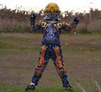 Tristan Price, 5, of Fremont, dressed as Bumblebee the Transformer for Halloween. Photo submitted by Jim Price.