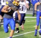 East Noble’s Gray Fox runs for a first-quarter score in the Knights’ 37-14 win over Norwell on Friday at East Noble. (By Reggie Hayes of The News-Sentinel)